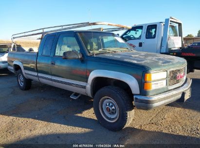 1996 GMC SIERRA K2500 Green  Gasoline 1GTGK29R5TE525147 photo #1