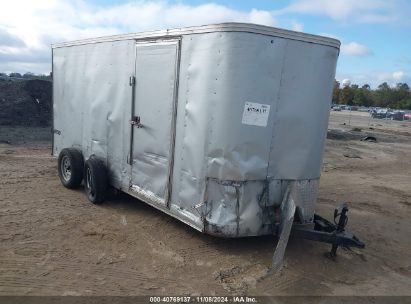 2014 PACE AMERICAN ENCLOSED TRAILER Gray  Other 53BPTEA29EU008988 photo #1