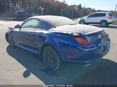 2004 LEXUS SC 430 Blue  Gasoline JTHFN48Y240050870 photo #4