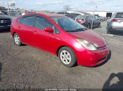 2007 TOYOTA PRIUS Red  Hybrid JTDKB20U873255361 photo #1