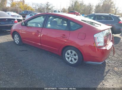 2007 TOYOTA PRIUS Red  Hybrid JTDKB20U873255361 photo #4