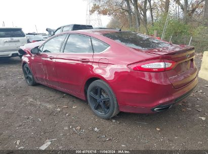 2016 FORD FUSION SE Red  Gasoline 3FA6P0H98GR254550 photo #4