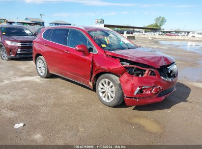 2018 BUICK ENVISION ESSENCE Red  Gasoline LRBFX1SA3JD016817 photo #1