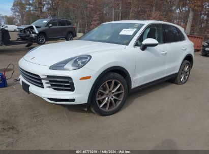 2019 PORSCHE CAYENNE White  Gasoline WP1AA2AY5KDA12981 photo #3