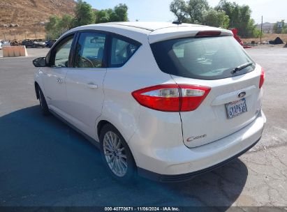 2013 FORD C-MAX HYBRID SEL White  Hybrid 1FADP5BU0DL503726 photo #4