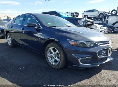 2018 CHEVROLET MALIBU 1FL Blue  Gasoline 1G1ZC5ST7JF119089 photo #1