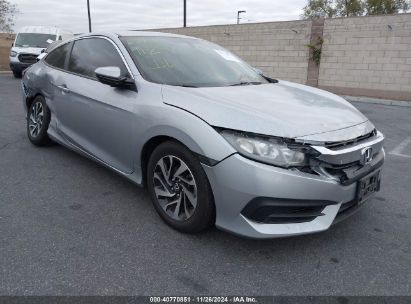 2018 HONDA CIVIC LX Silver  Gasoline 2HGFC4B51JH305751 photo #1