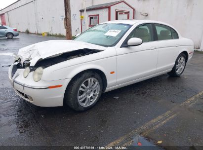 2005 JAGUAR S-TYPE 3.0L V6 White  Gasoline SAJWA01T25FN51830 photo #3