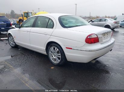 2005 JAGUAR S-TYPE 3.0L V6 White  Gasoline SAJWA01T25FN51830 photo #4