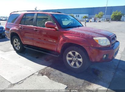 2006 TOYOTA 4RUNNER LIMITED V8 Burgundy  Gasoline JTEBT17R168033427 photo #1