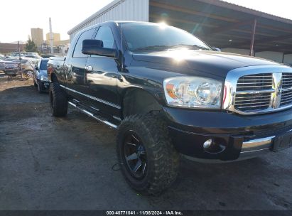 2007 DODGE RAM 1500 LARAMIE Black  Gasoline 3D7KS19D87G848802 photo #1