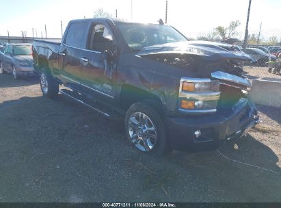 2019 CHEVROLET SILVERADO 2500HD HIGH COUNTRY Blue  Diesel 1GC1KUEY7KF150515 photo #1