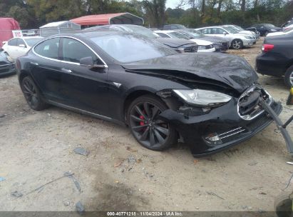 2014 TESLA MODEL S P85D Black  Electric 5YJSA1H21EFP63557 photo #1