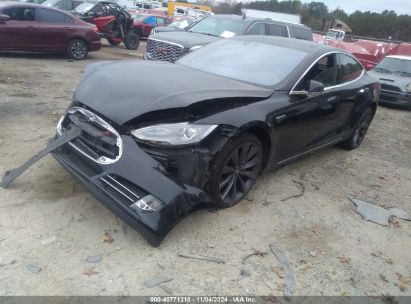 2014 TESLA MODEL S P85D Black  Electric 5YJSA1H21EFP63557 photo #3