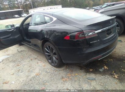 2014 TESLA MODEL S P85D Black  Electric 5YJSA1H21EFP63557 photo #4