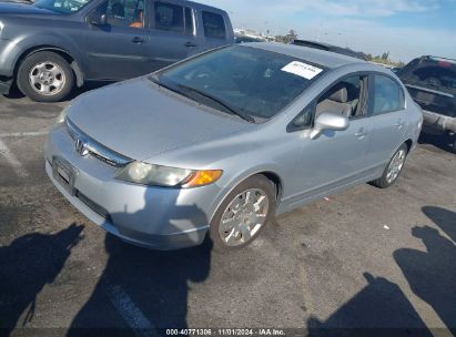 2007 HONDA CIVIC LX Silver  Gasoline 1HGFA16517L137118 photo #3