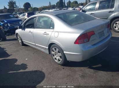 2007 HONDA CIVIC LX Silver  Gasoline 1HGFA16517L137118 photo #4