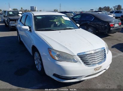 2012 CHRYSLER 200 TOURING White  Gasoline 1C3CCBBB9CN172599 photo #1