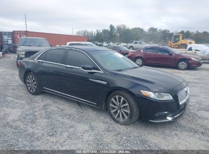 2018 LINCOLN CONTINENTAL LIVERY Black  Gasoline 1LN6L9HK7J5612644 photo #1