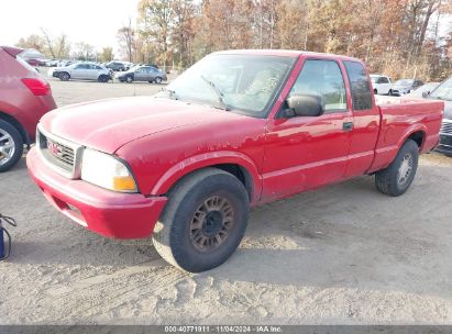 2000 GMC SONOMA SLS Red  Gasoline 1GTDT19W8Y8252596 photo #3