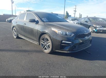 2021 KIA FORTE GT-LINE Black  Gasoline 3KPF34AD5ME413328 photo #1