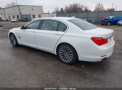 2012 BMW 7 SERIES 740LI White  Gasoline WBAKB4C51CC577072 photo #4