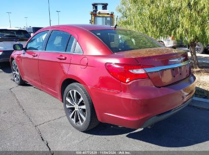 2013 CHRYSLER 200 LIMITED Red  Flexible Fuel 1C3CCBCG6DN522718 photo #4