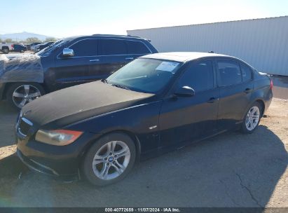 2008 BMW 328I Black  Gasoline WBAVC53508FZ82068 photo #3