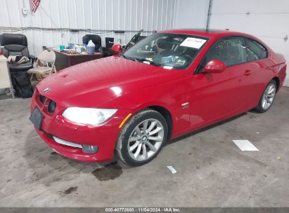 2011 BMW 335I XDRIVE Red  Gasoline WBAKF9C56BE619594 photo #3