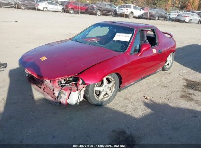 1995 HONDA CIVIC DEL SOL S Red  Gasoline JHMEG1140SS002913 photo #3