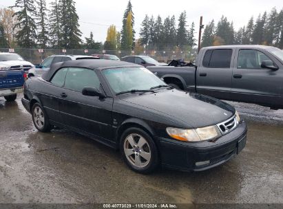 2003 SAAB 9-3 SE Black  Gasoline YS3DF75K637005789 photo #1