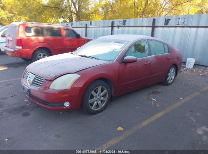 2005 NISSAN MAXIMA 3.5 SL Burgundy  Gasoline 1N4BA41E55C825034 photo #3