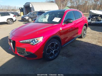 2019 ALFA ROMEO STELVIO TI LUSSO AWD Red  Gasoline ZASPAKBN9K7C57322 photo #3