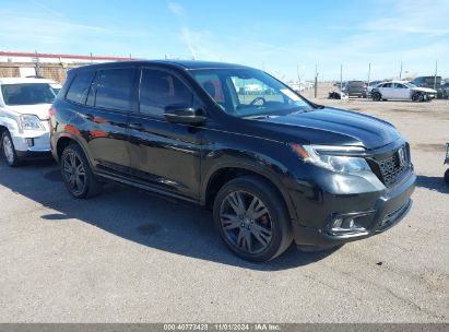 2020 HONDA PASSPORT AWD EX-L Black  Gasoline 5FNYF8H51LB005505 photo #1