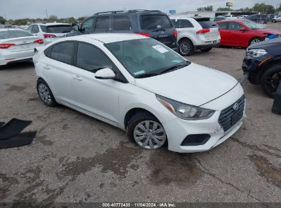 2021 HYUNDAI ACCENT SE White  Gasoline 3KPC24A61ME146891 photo #1