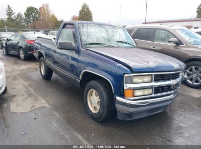 1996 CHEVROLET GMT-400 C1500 Blue  Gasoline 1GCEC14R9TZ214254 photo #1