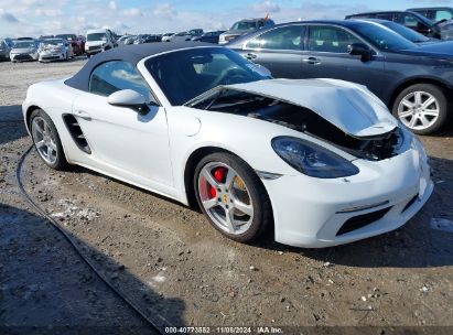 2017 PORSCHE 718 BOXSTER S White  Gasoline WP0CB2A87HS240623 photo #1