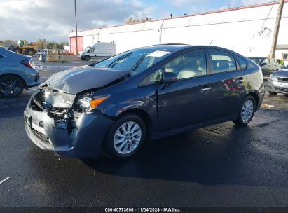 2012 TOYOTA PRIUS PLUG-IN ADVANCED Gray  Hybrid JTDKN3DP4C3010987 photo #3