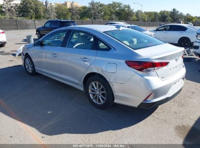 2019 HYUNDAI SONATA SE Silver  Gasoline 5NPE24AF0KH799844 photo #4