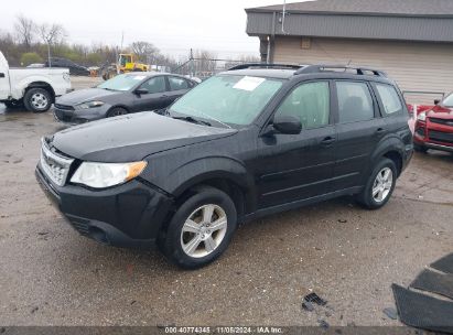 2012 SUBARU FORESTER 2.5X Black  Gasoline JF2SHBBC3CH433145 photo #3