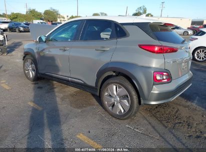 2021 HYUNDAI KONA ELECTRIC SEL Gray  Electric KM8K23AG3MU110471 photo #4