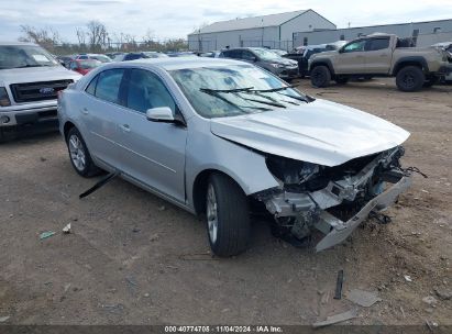 2014 CHEVROLET MALIBU 1LT Silver sedan 4d gas 1G11C5SL4EF127007 photo #1