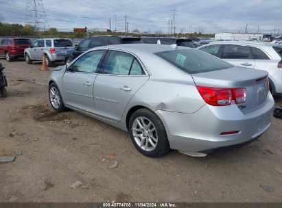 2014 CHEVROLET MALIBU 1LT Silver sedan 4d gas 1G11C5SL4EF127007 photo #4