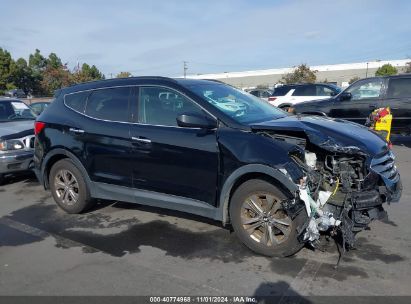 2014 HYUNDAI SANTA FE SPORT 2.4L Black  Gasoline 5XYZU3LB8EG180291 photo #1