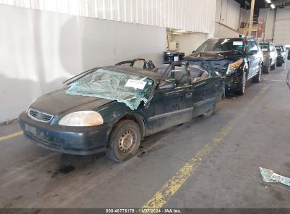 1996 HONDA CIVIC DX Green  Gasoline 1HGEJ6625TL019386 photo #3