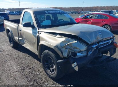 2004 DODGE DAKOTA Gold  Gasoline 1D7FL16K14S602891 photo #1