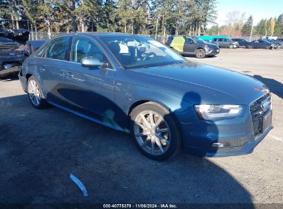 2015 AUDI A4 2.0T PREMIUM Blue  Flexible Fuel WAUFFAFL3FN020820 photo #1