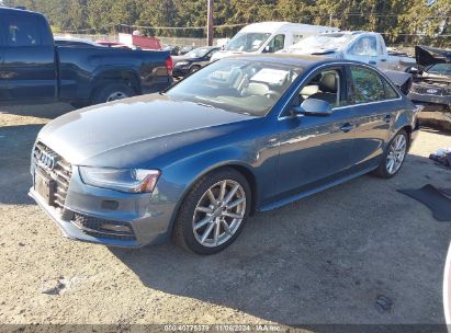 2015 AUDI A4 2.0T PREMIUM Blue  Flexible Fuel WAUFFAFL3FN020820 photo #3