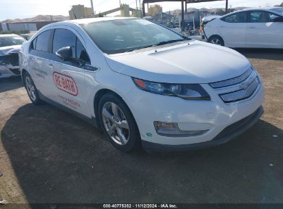 2012 CHEVROLET VOLT White  Hybrid 1G1RF6E49CU123225 photo #1