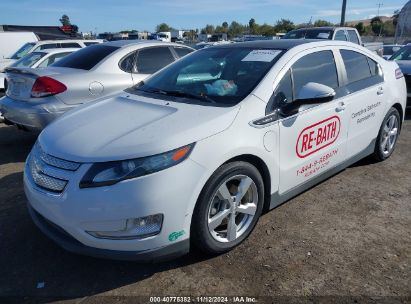 2012 CHEVROLET VOLT White  Hybrid 1G1RF6E49CU123225 photo #3